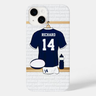 Coque Case-Mate iPhone Jersey de rugby personnalisé dans vestiaire