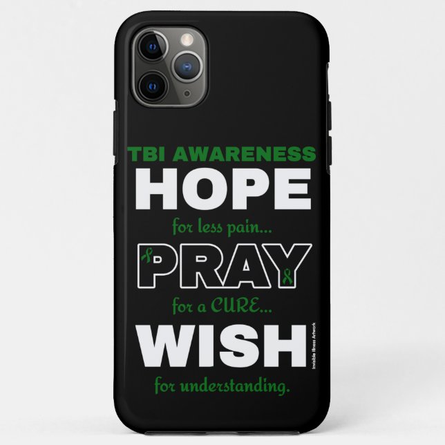 Coques Case-Mate iPhone J'espère que je souhaite...TBI (Dos)