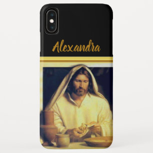 Case-Mate iPhone Case Jésus brisant le pain Matthieu 14-13 Bande d'or