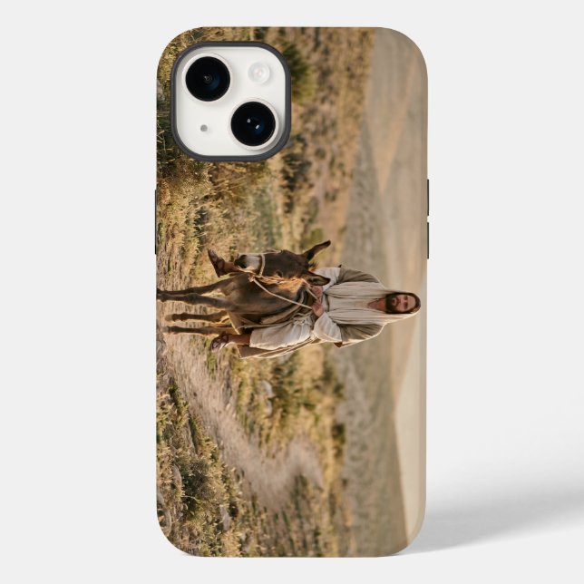 Coques Case-Mate iPhone Jesus Christ Riding a Donkey Christian iPhone Case (Verso)