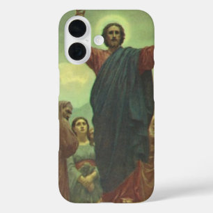 Coque Pour iPhone 16 Jésus-Christ Sermon sur la montagne, Religion Vint