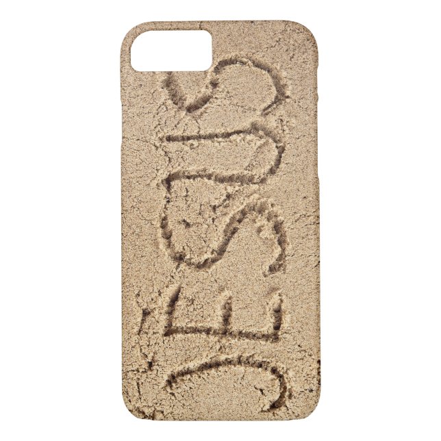Coques Case-Mate iPhone Jésus écrit dans le sable (Dos)