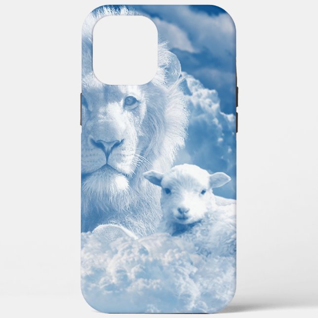 COQUES Case-Mate iPhone JÉSUS L'AGNEAU ET JÉSUS LE LION (Verso)