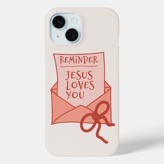 Coques Case-Mate iPhone Jesus loves you phone case (Verso)