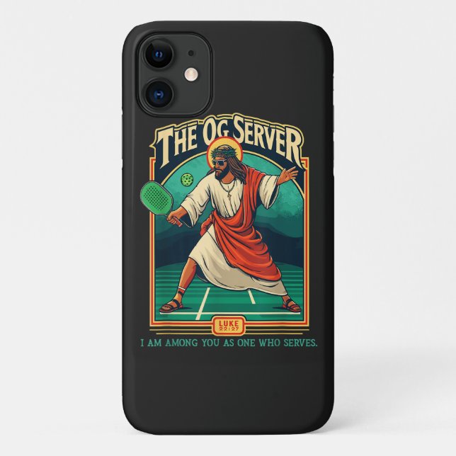 Coques Case-Mate iPhone Jésus Pickleball Chrétien (Dos)