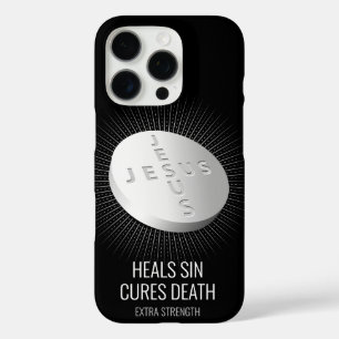 Coque iPhone 16 Pro Jesus Pill - Foi personnalisable Pray Hope God