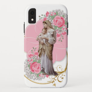 Case-Mate iPhone Case Jésus-Vierge Marie Roses roses roses 