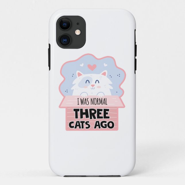 Coques Case-Mate iPhone J'Étais Normal Il Y A Trois Chats (Dos)