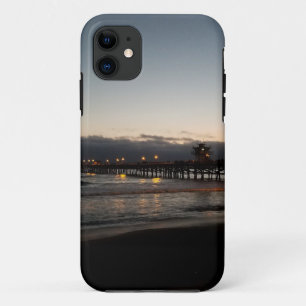 Coque iPhone 11 jetée de san clemente la nuit océan californie
