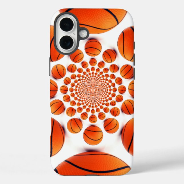 Coques Case-Mate iPhone Jeu de basket-ball des champions : Court Vision Ka (Verso)