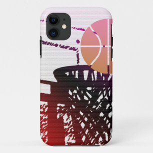 Coque Case-Mate iPhone Jeu de car de filet de basket-ball de boule de