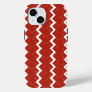 Coque Case-Mate iPhone Jeu de carrés rouges