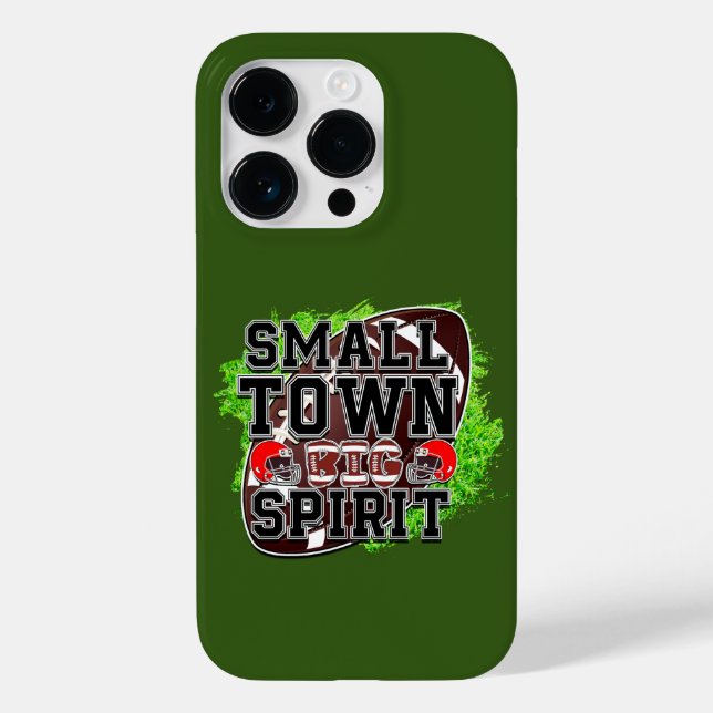 Coques Case-Mate iPhone Jeu de football Spirit de petite ville (Verso)