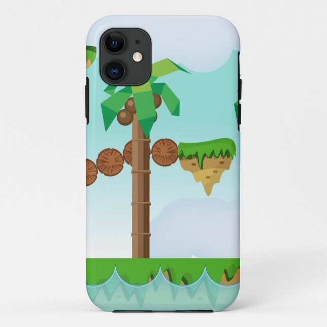 Coques Case-Mate iPhone Jeu de plate-forme rétro ou classique (Dos)
