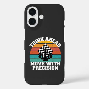 Coque Pour iPhone 16 Jeu d'échecs Jeu d'esprit de précision