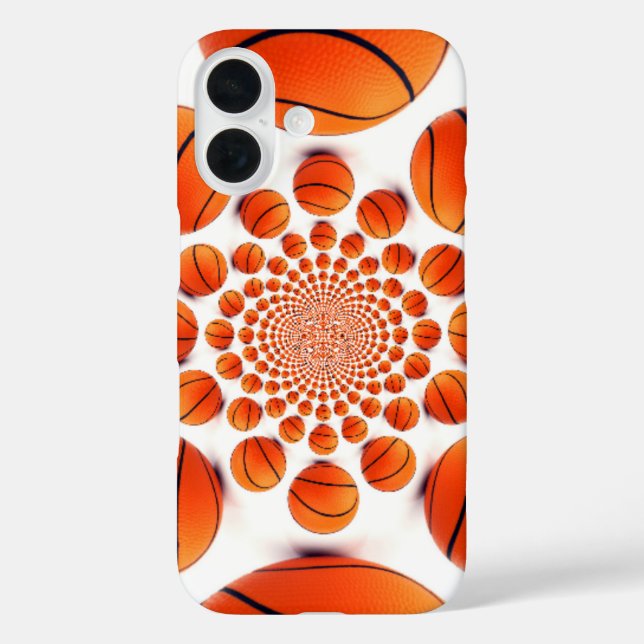 Coques Case-Mate iPhone Jeu des Champions | Vision de terrain de basketbal (Verso)