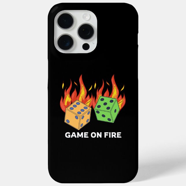 Coques Case-Mate iPhone Jeu en feu (Verso)
