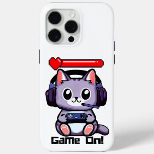 Coque Case-Mate iPhone Jeu Sur Gamer Chat Avec Bar Santé