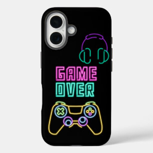 Coque Pour iPhone 16 Jeu vidéo du cool Neon.