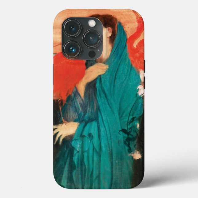 Coques Case-Mate iPhone Jeune femme avec Ibis Fine Art par Edgar Degas (Verso)