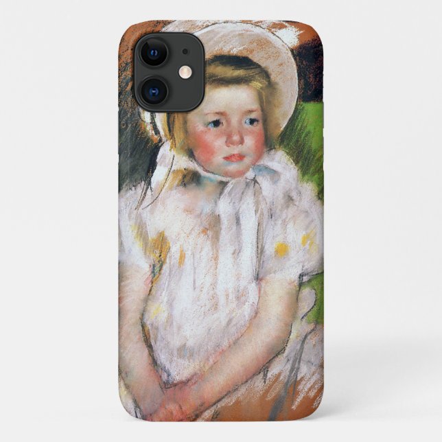 Coques Case-Mate iPhone Jeune Fille au bonnet blanc, Mary Cassatt (Dos)