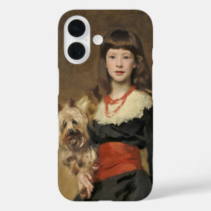 Coque Pour iPhone 16 Jeune fille au chien de Sargent Portrait de Beatri