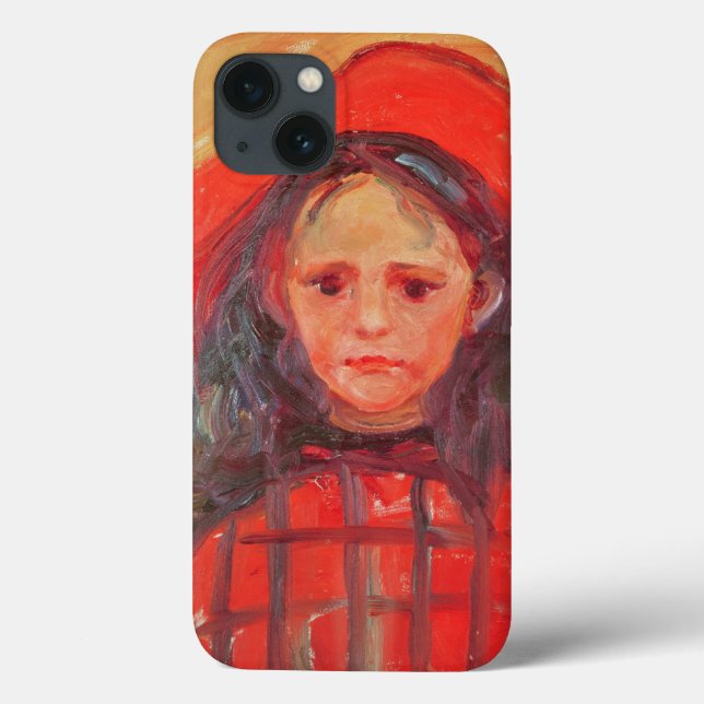 Coques Case-Mate iPhone Jeune fille dans un Casquette rouge (Verso)