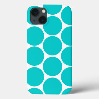 COQUE Case-Mate iPhone JEUNE FUN POIS TURQUOISES GRAND
