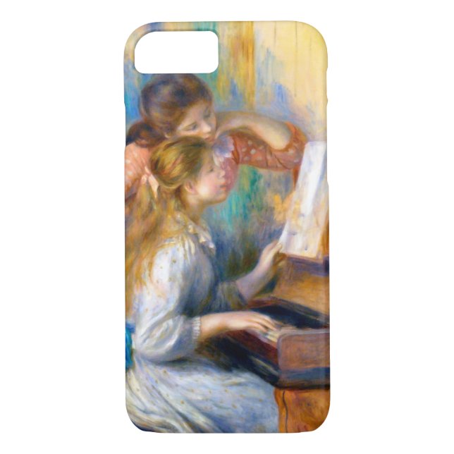 Coques Case-Mate iPhone Jeunes filles au piano, Renoir (Dos)