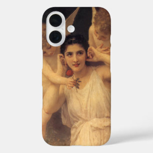 Coque Pour iPhone 16 Jeunesse par Bouguereau, Portrait d'anges victorie