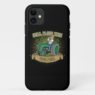 Coques Pour iPhone Jeux toujours avec les tracteurs verts