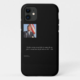 Etui iPhone Case-Mate JFK "Saving Rich & Poor" Citation iPhone 5 5/S Coq
