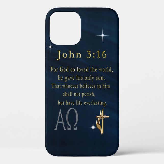 Coques Case-Mate iPhone John 3:16 (Verso)