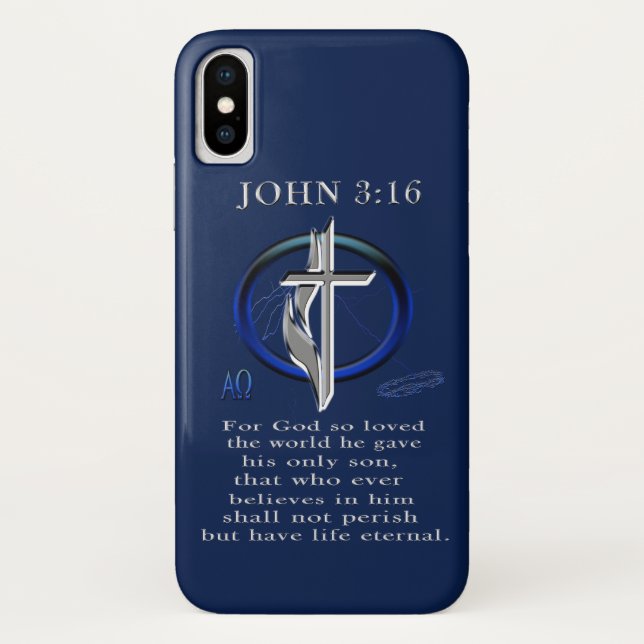 Coques Case-Mate iPhone John 3:16 (Dos)