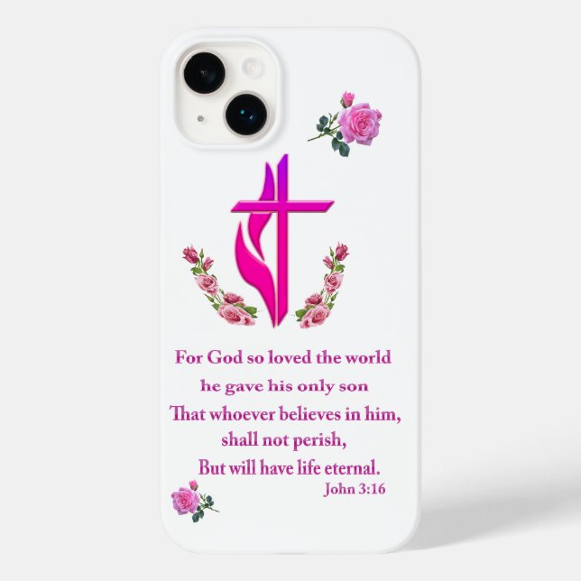 Coques Case-Mate iPhone John 3:16 (Verso)