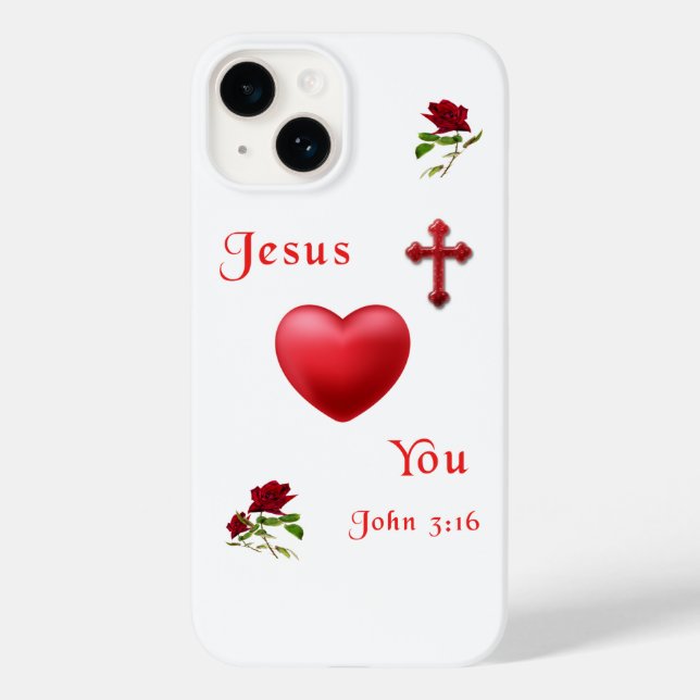 Coques Case-Mate iPhone John 3:16 (Verso)