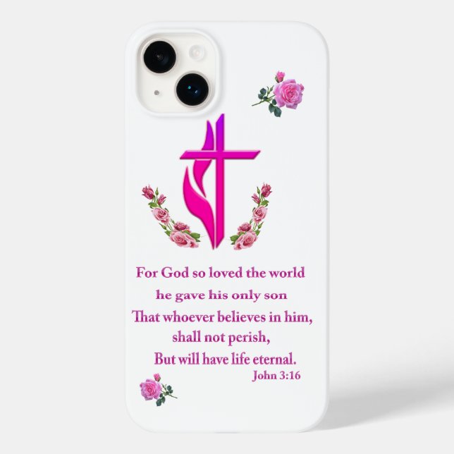 Coques Case-Mate iPhone John 3:16 (Verso)