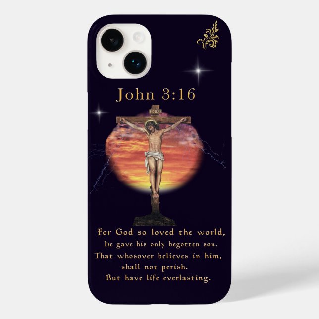 Coques Case-Mate iPhone John 3:166 (Verso)