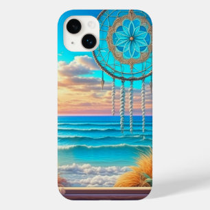 Coque Case-Mate iPhone Joli attrape-rêves de plage sur la fenêtre