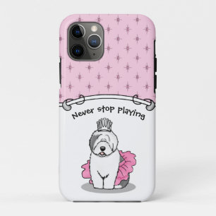 Case-Mate iPhone Case Joli Ballet Princesse Vieux anglais Sheepdog Grey