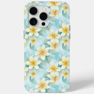 Coque Case-Mate iPhone Joli Blanc Jaune Frangipani Floral Designer
