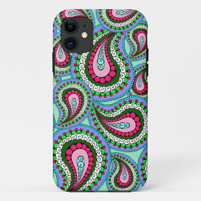 Coques Case-Mate iPhone Joli cas de téléphone de Paisley (Dos)