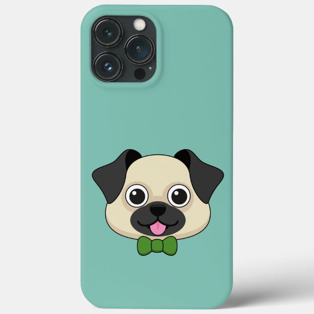 Coques Case-Mate iPhone Joli chien Carlin avec Papillon (Verso)