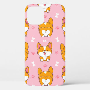 Case-Mate iPhone Case Joli chien de corgi sans couture motif