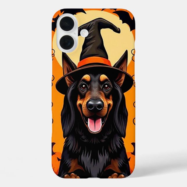 Coques Case-Mate iPhone Joli chien d'Halloween (Verso)