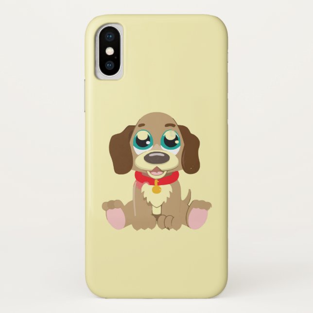 Coques Case-Mate iPhone Joli chiot aux beaux yeux (Dos)