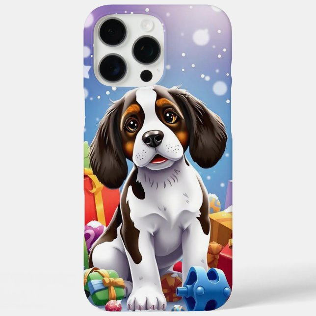Coques Case-Mate iPhone Joli chiot de style cartoon (Verso)