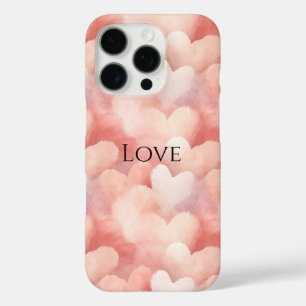 Coque iPhone 16 Pro Joli Coeur rose