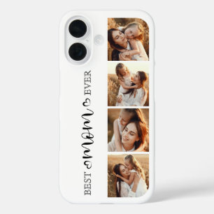 Coque Pour iPhone 16 Joli Collage de Photos Instagram pour la Meilleure