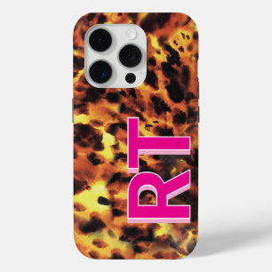 Coque Case-Mate iPhone Joli Coquillage Tortue Rose Monogrammé
